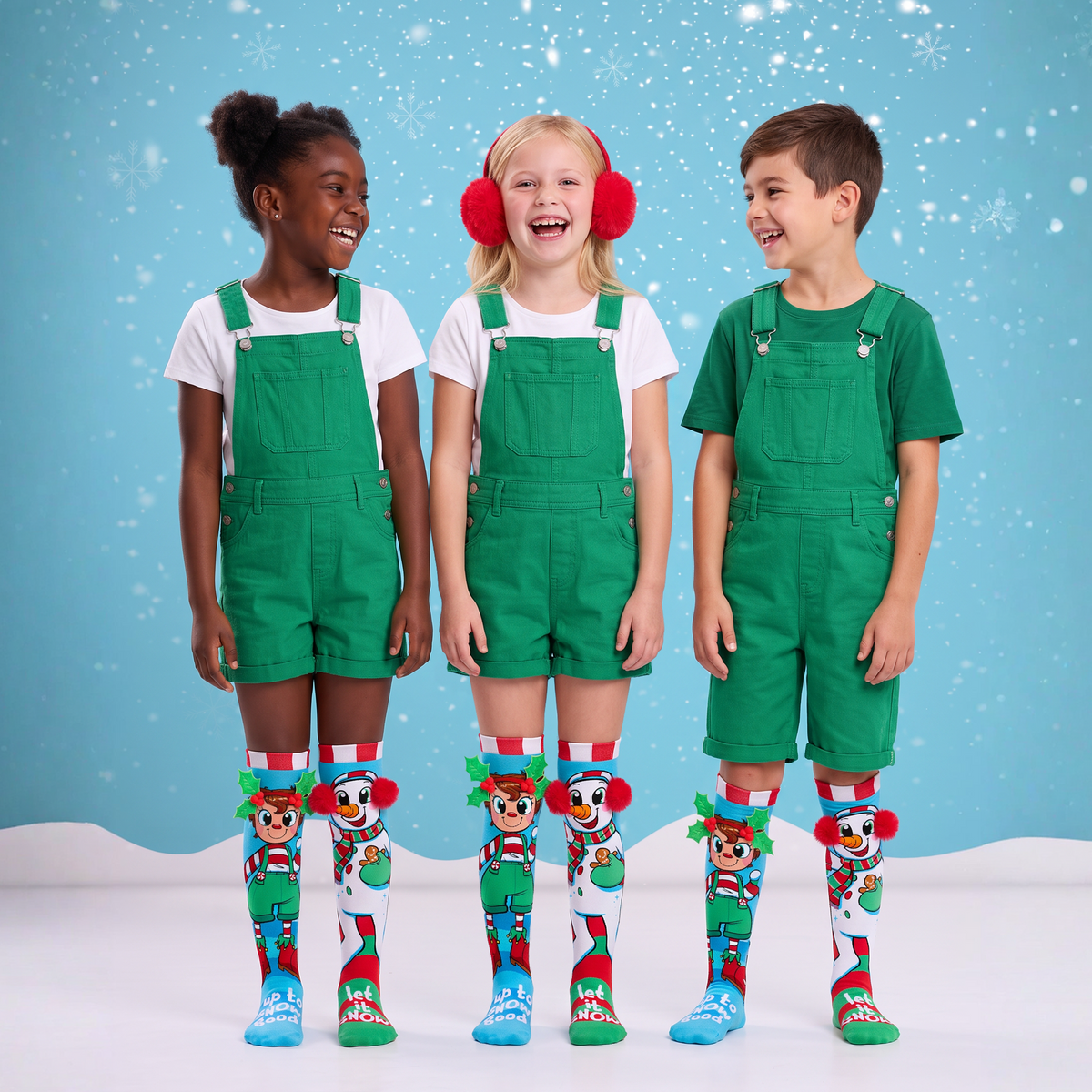 ELFIE & SNOWMAN SOCKS