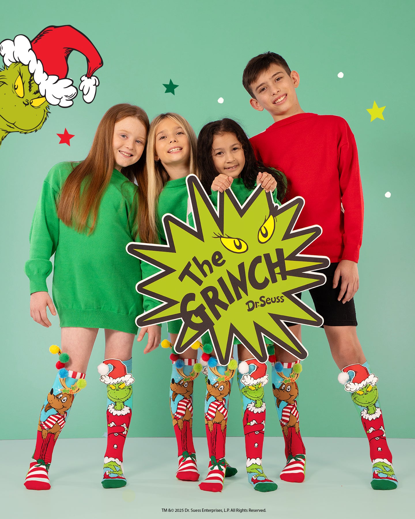 GRINCH AND MAX SOCKS