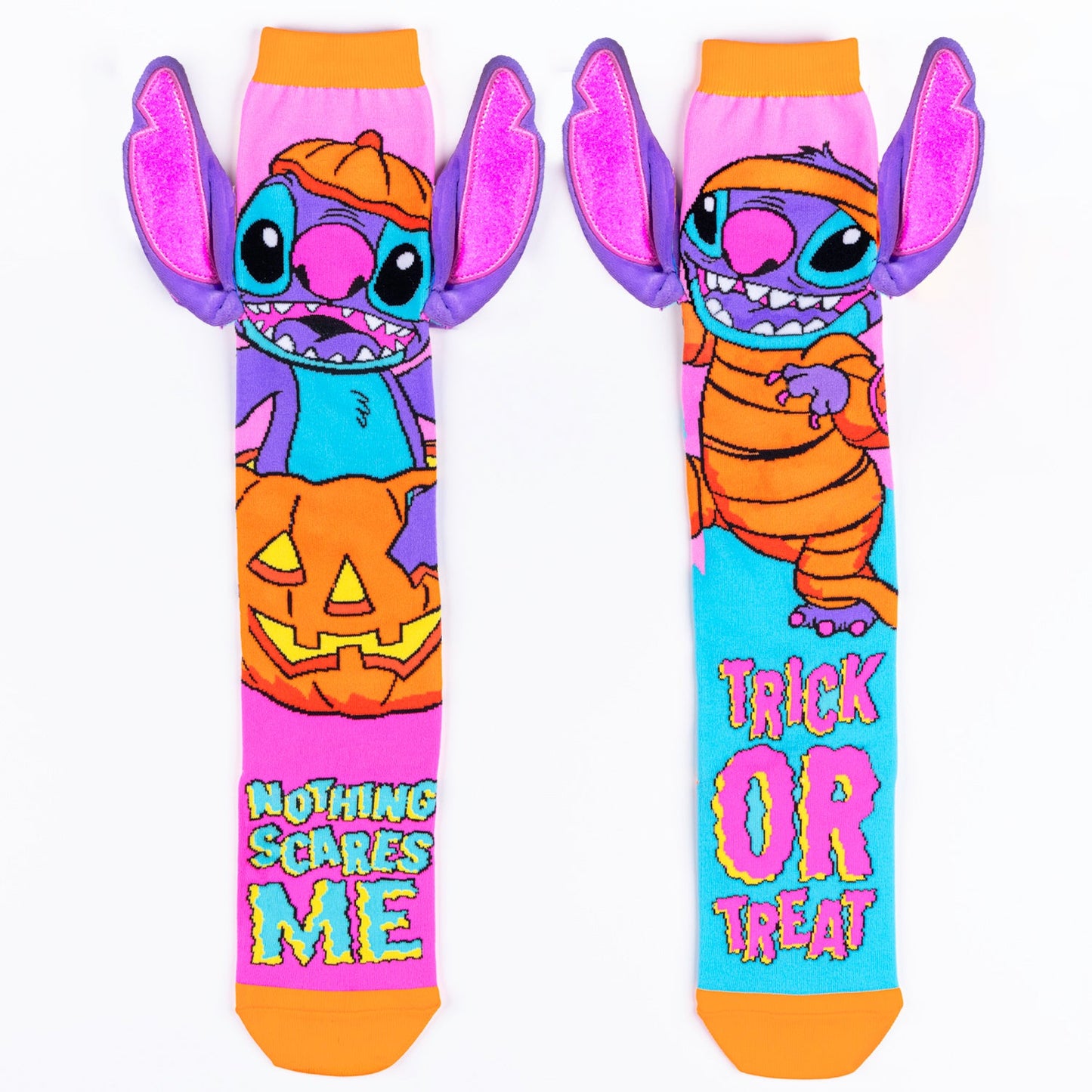 STITCH NEON HALLOWEEN SOCKS
