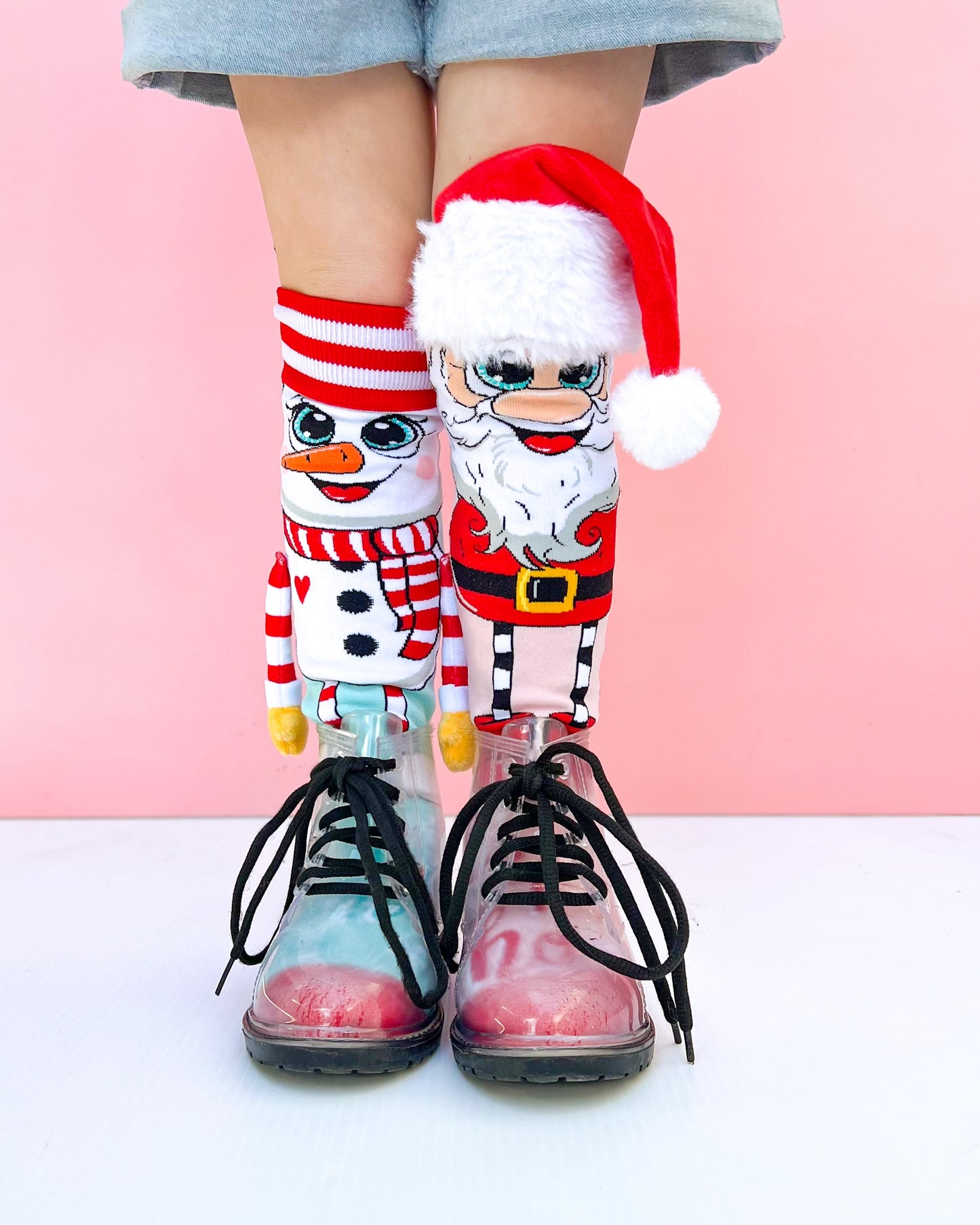 SANTA & SNOWMAN SOCKS