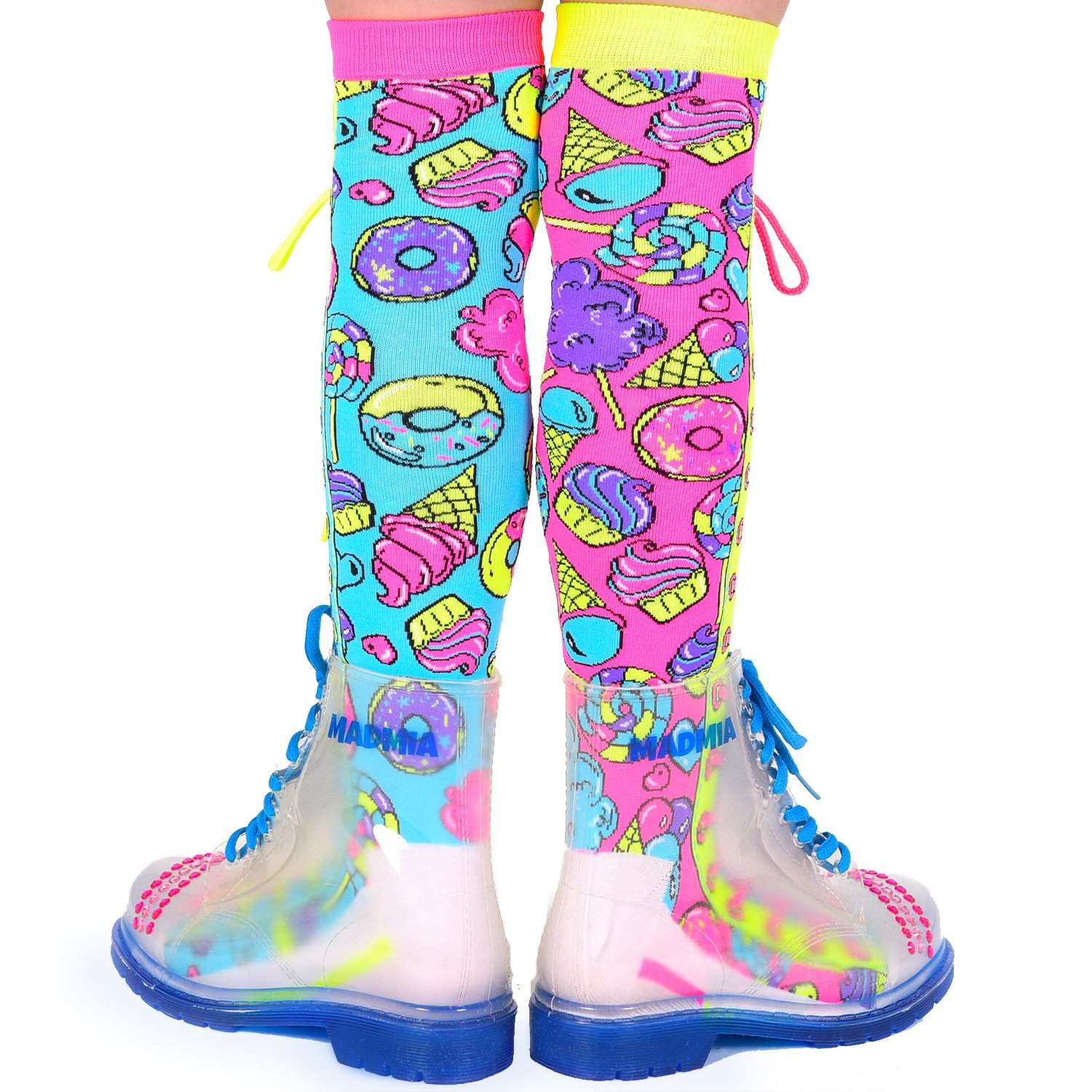 MadMia - Did you know MADMIA SOCKS glow in the dark!! (UV light) 😎💓 Best  for Disco and Birthday Parties 🤩⭐️🌈🦄🥳