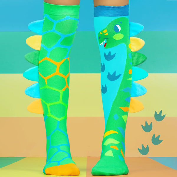 GREEN ROAR DINOSAUR SOCKS – MADMIA USA