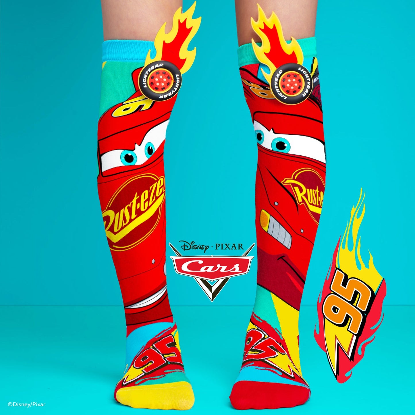 LIGHTNING MCQUEEN CARS SOCKS