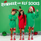 REINDEER AND ELF SOCKS