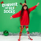 REINDEER AND ELF SOCKS