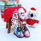 SANTA & SNOWMAN SOCKS