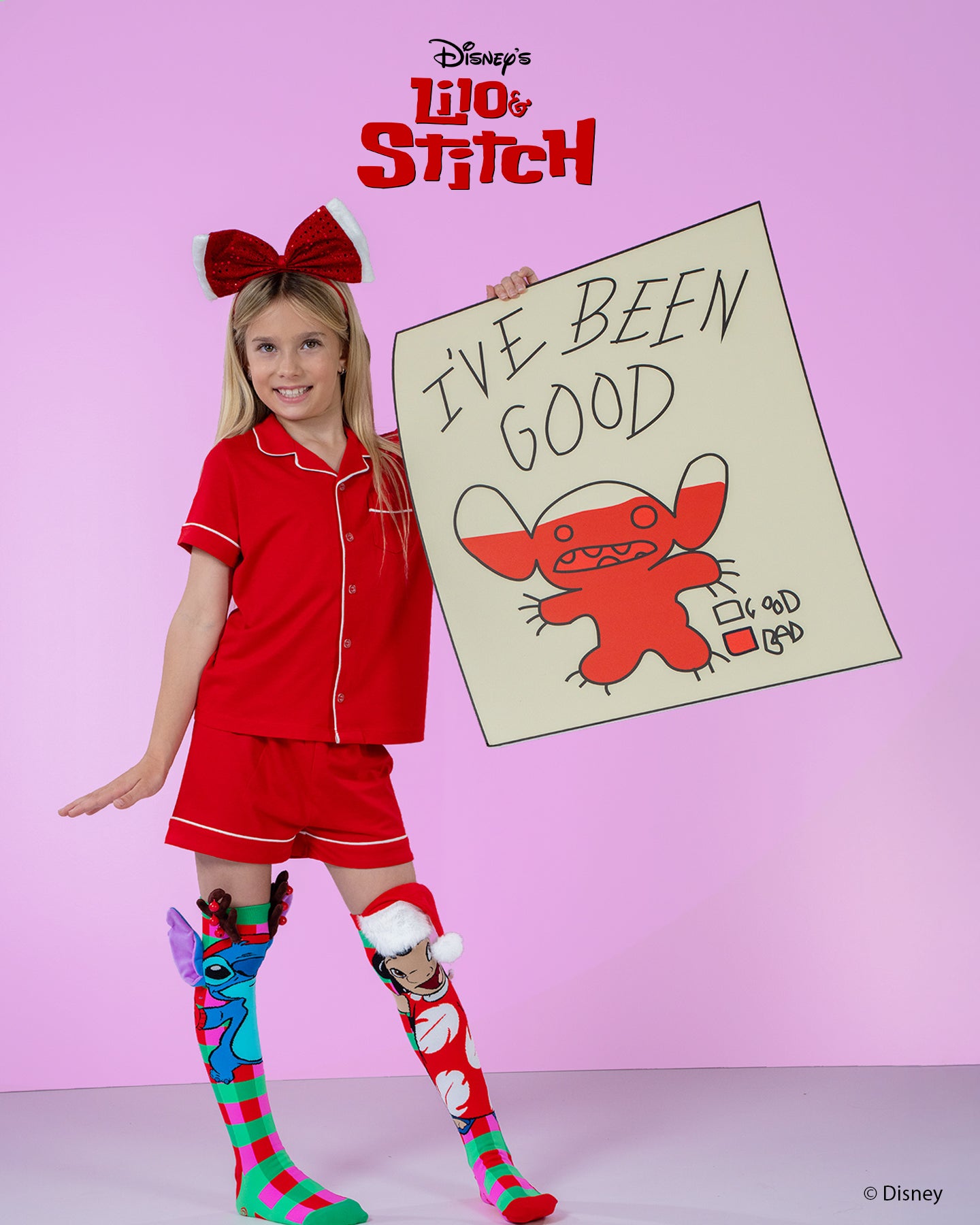 LILO & STITCH CHRISTMAS SOCKS