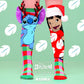 LILO & STITCH CHRISTMAS SOCKS